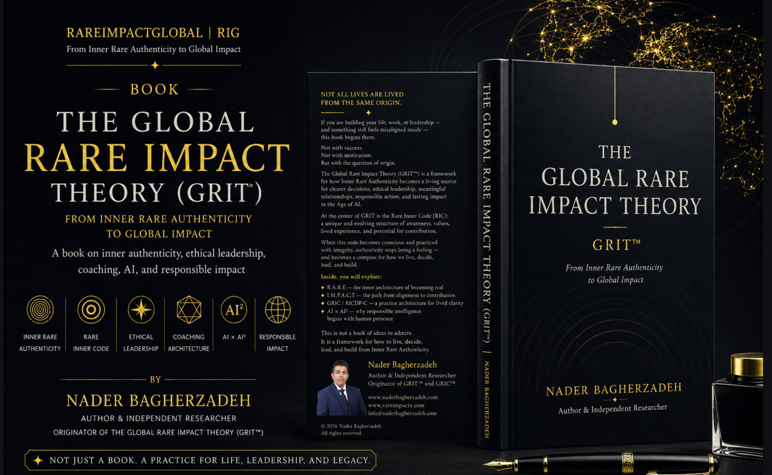 The Global Rare Impact Theory (GRIT) Book by Nader Bagherzadeh